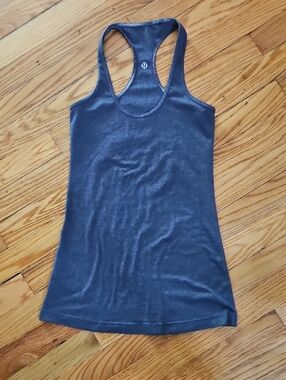 lululemon athletica Charcoal Racerback Tank